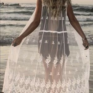 SPELL OPHELIA DUSTER OFF WHITE